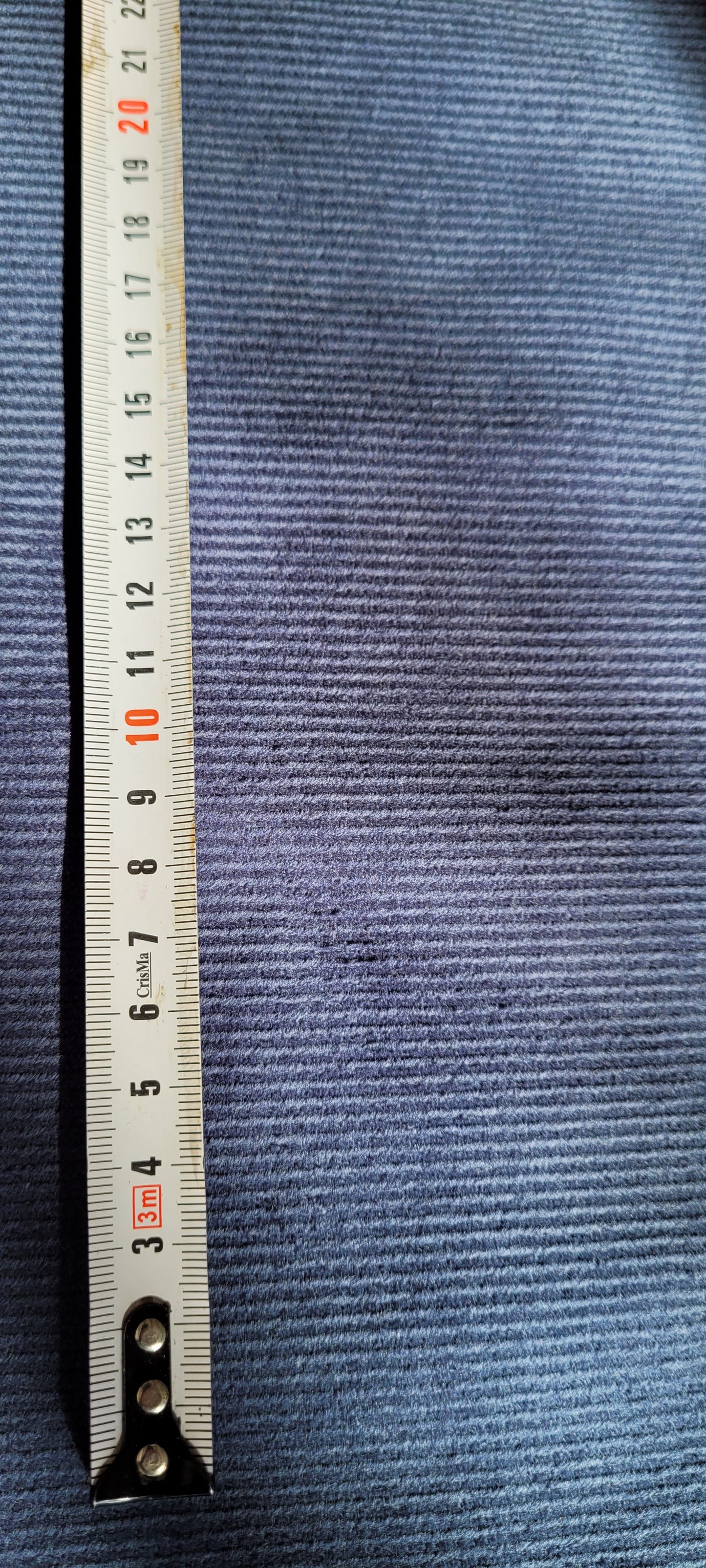 Pana de algodón con lycra 11w - Color Marino - 1m