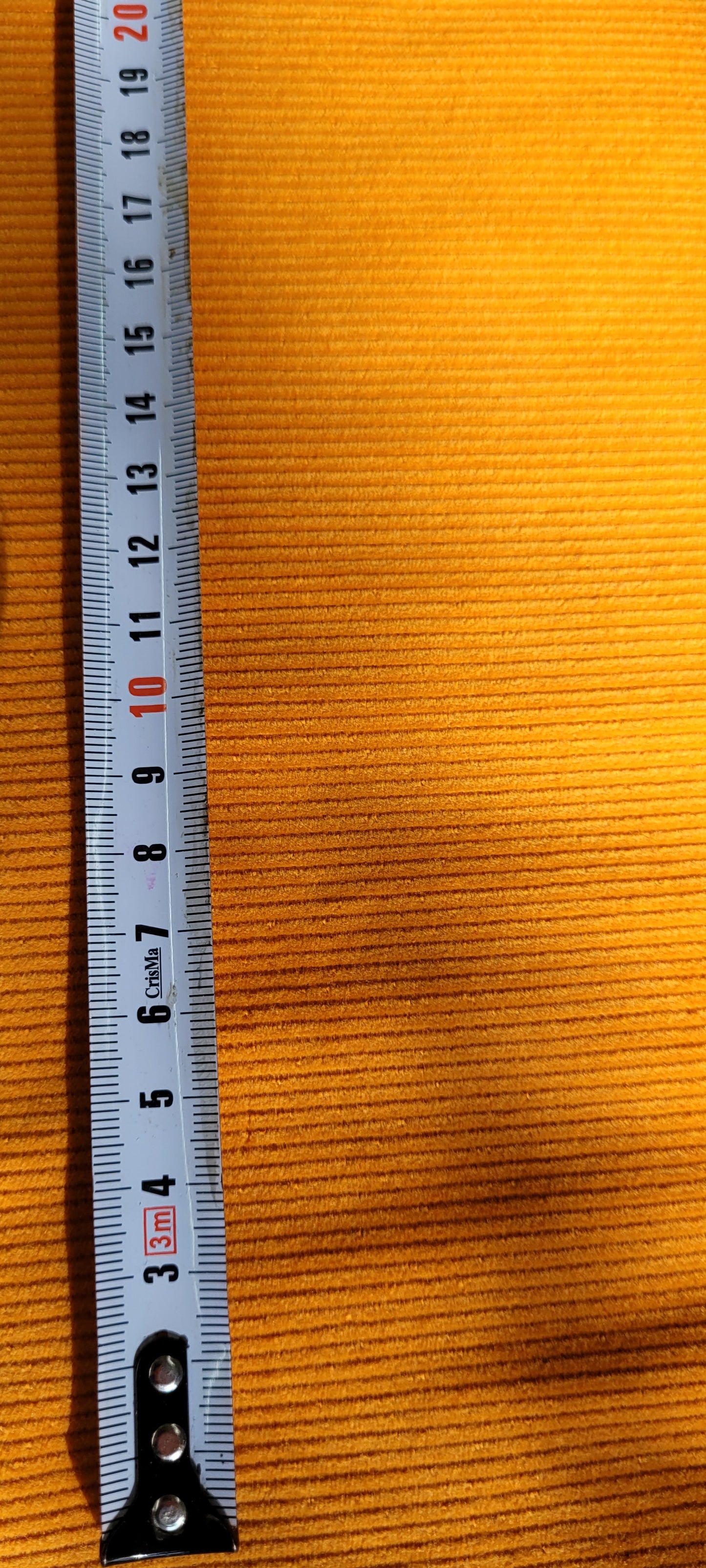 Pana de algodón con lycra 11w - Color Naranja - 1m