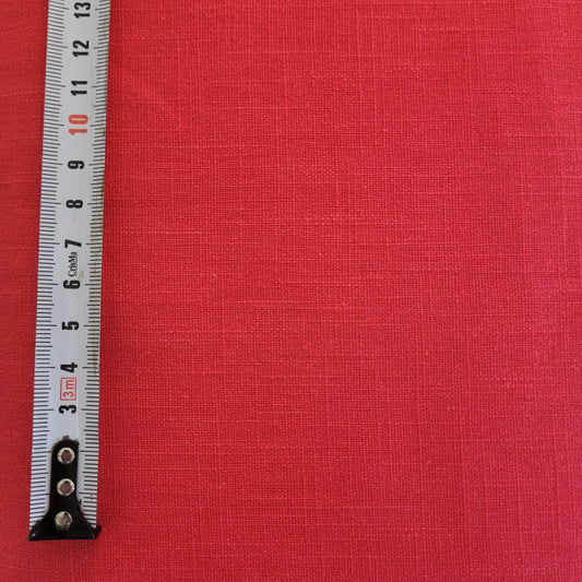 Lino 100% Premium 230 g/m² – Color rojo