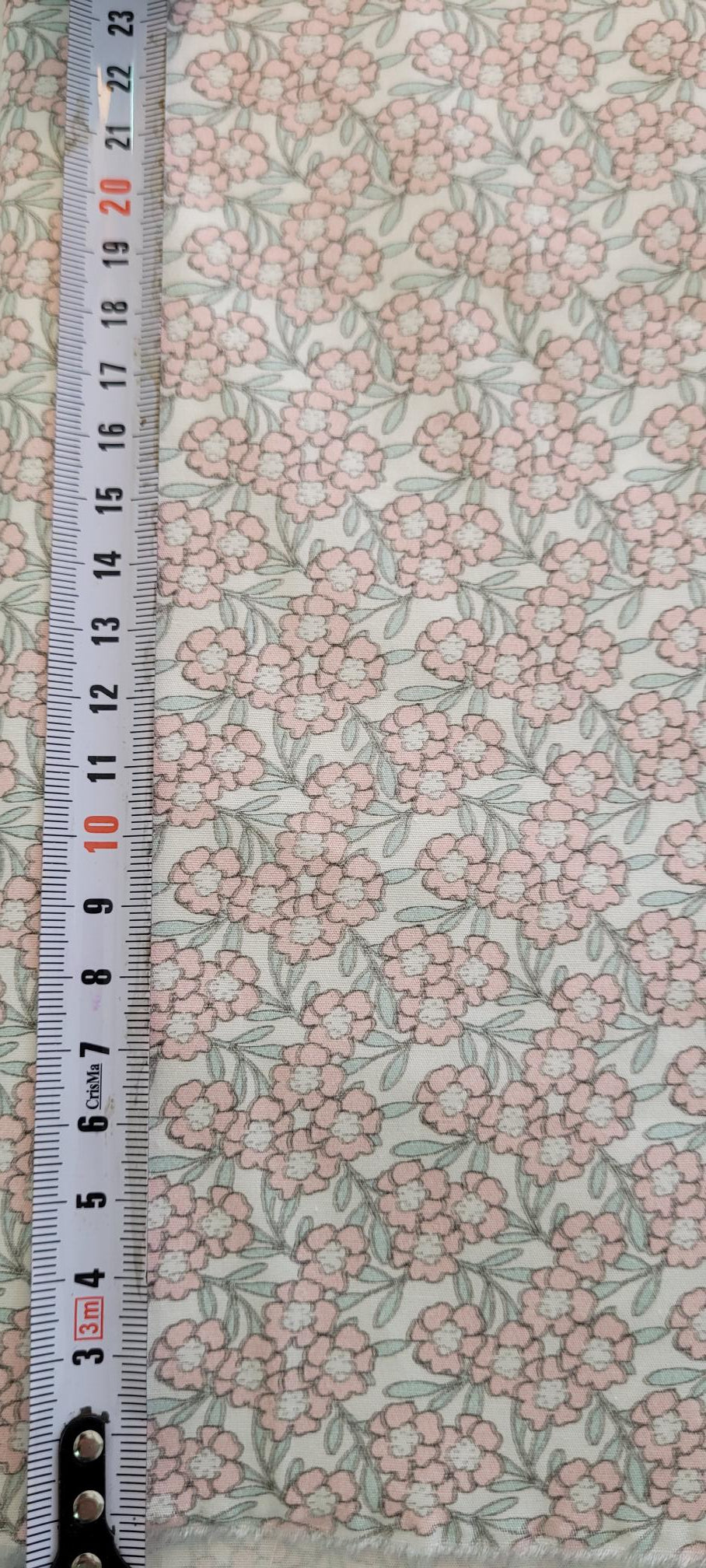 Popelín de algodón estampado flores pequeñas infantil 1 – [Rosa/crudo]