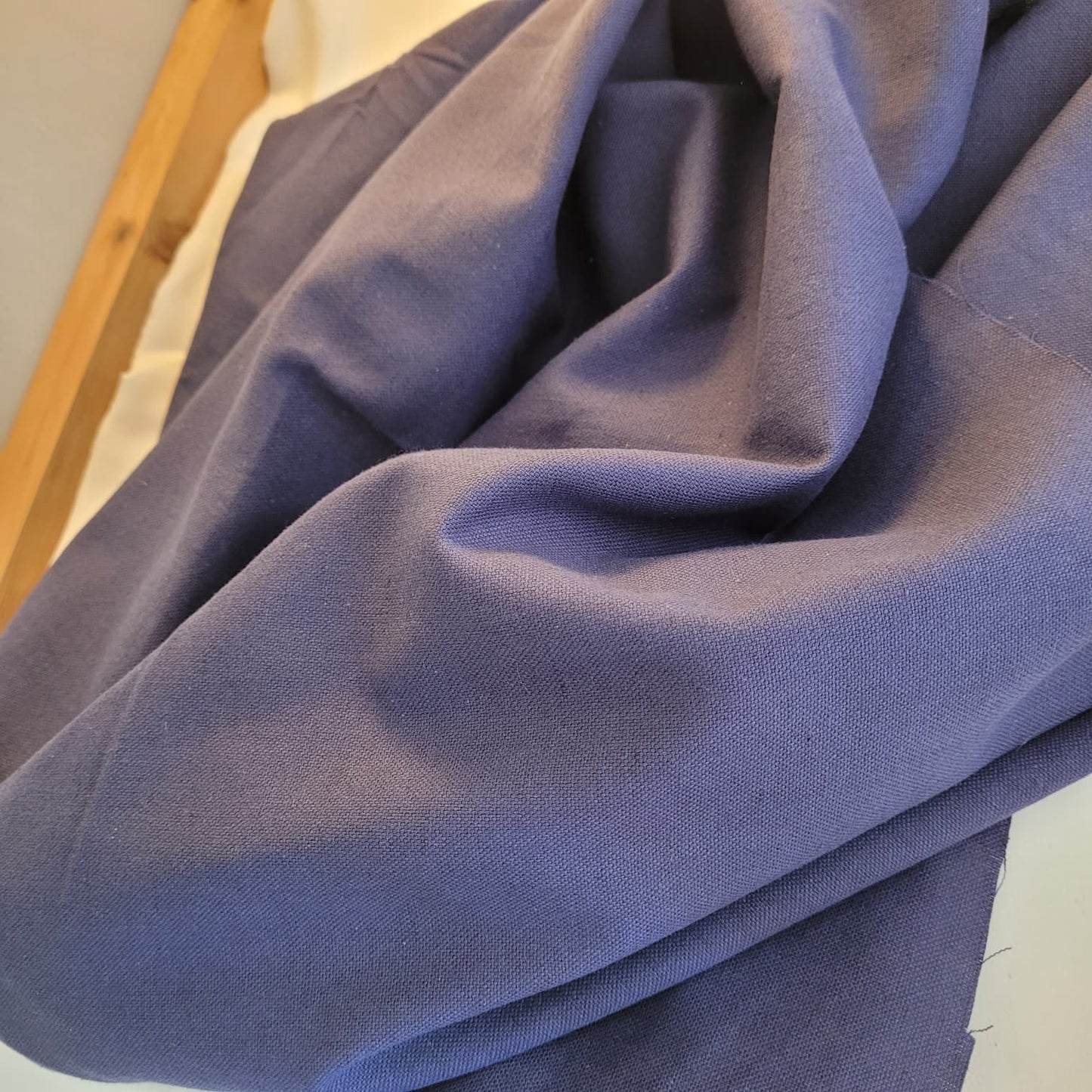 Lino-Algodón Canvas Premium 185 g/m² – Color Azul marino